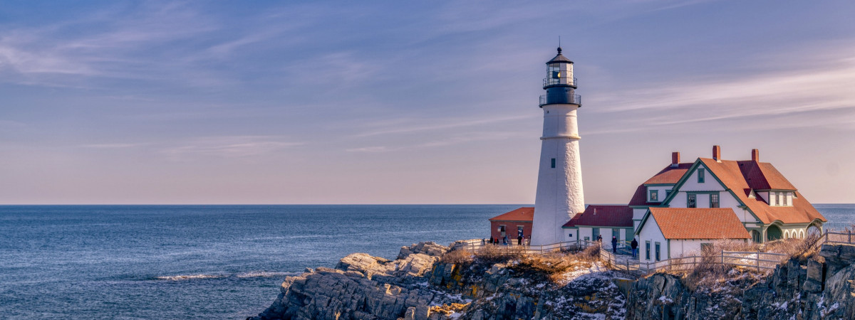 Leuchtturm in Portland in Maine