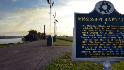 Mississippi River Levee in Greenville  – provided by MISSISSIPPI