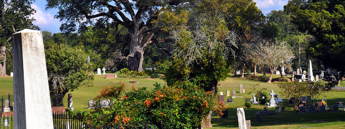 Der Natchez City Cemetery in Natchez