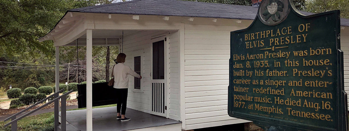 Das Elvis Presley Birthplace Museum in Tupelo
