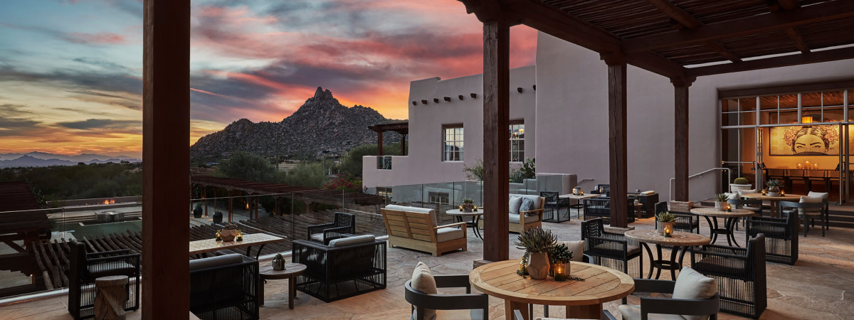 Onyx Patio at Four Seasons Resort Scottsdale at Troon North