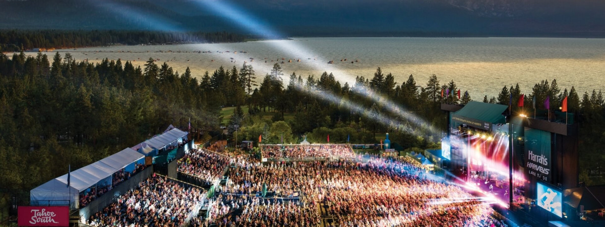 Open Air Konzert am Lake Tahoe