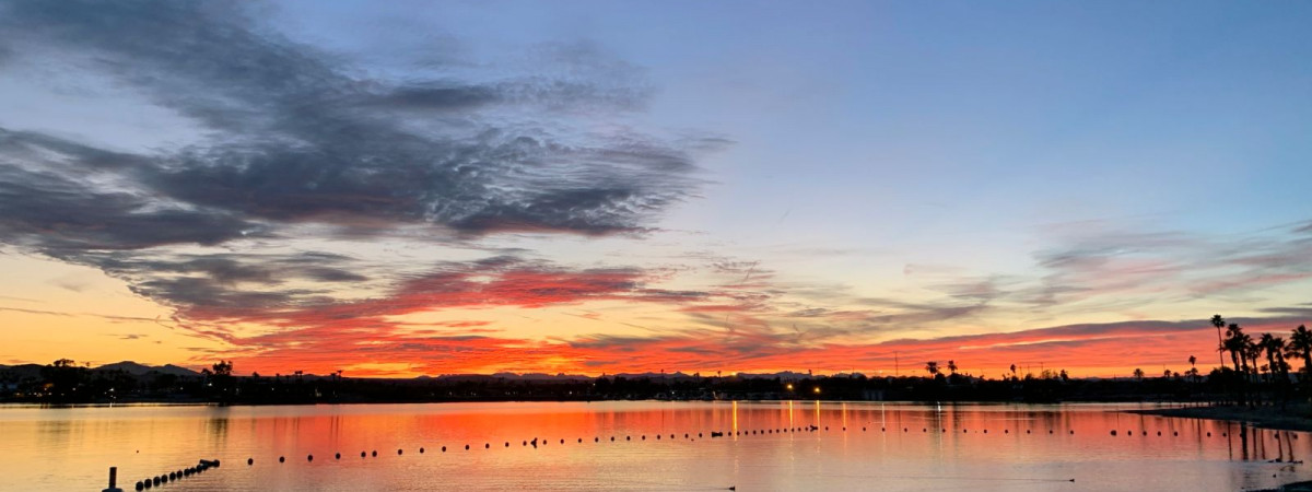 Lake Havasu City - Sonnenuntergang im Rotary Park