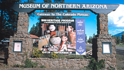 Museum of Northern Arizona Schild  – provided by Discover Flagstaff