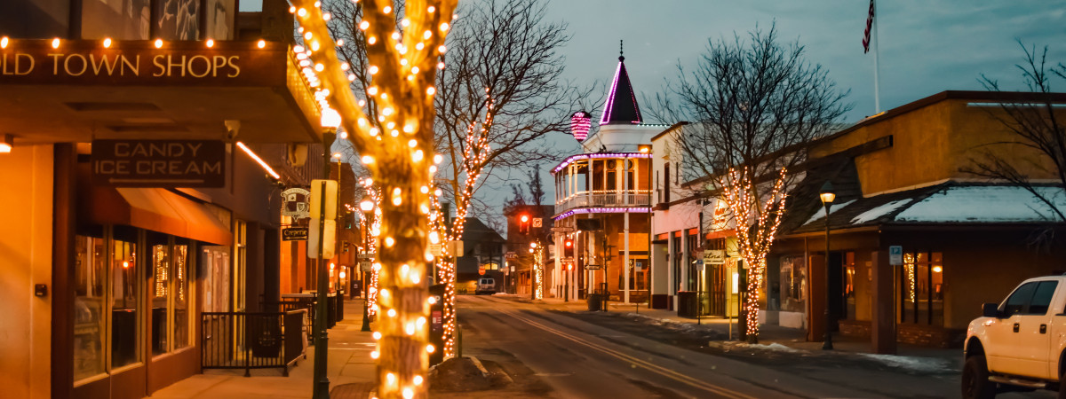 Historic Downtown during holidays