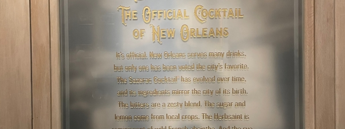 Über den offiziellen Cocktail der Stadt New Orleans.