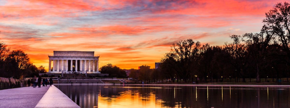 Lincoln Memorial an der National Mall in Washington, DC