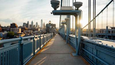 Benjamin Franklin Bridge Walkway  – Kyle Huff for PHLCVB