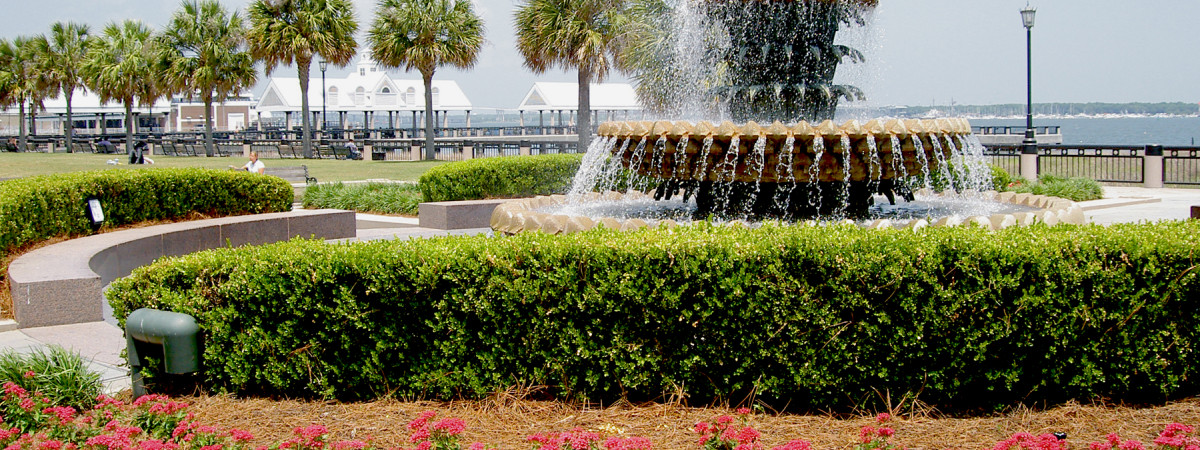 Charleston, Pineapple Fountain
