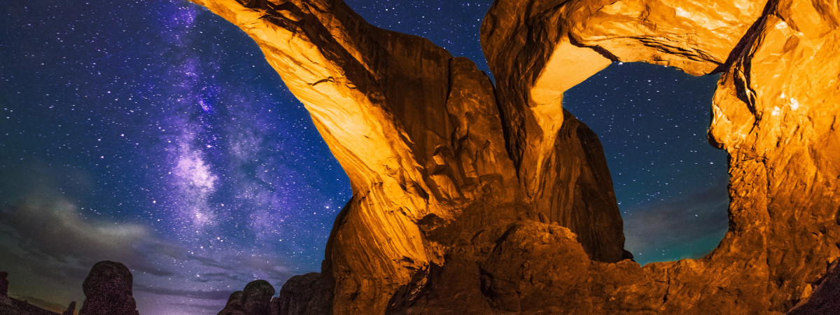 "The Mighty 5" Arches Nationalpark: Stargazing unter dem Double O Arch
