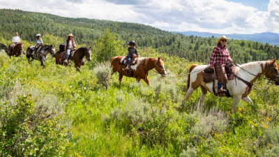 Horsback Riding in Idaho  – provided by Idaho Tourism