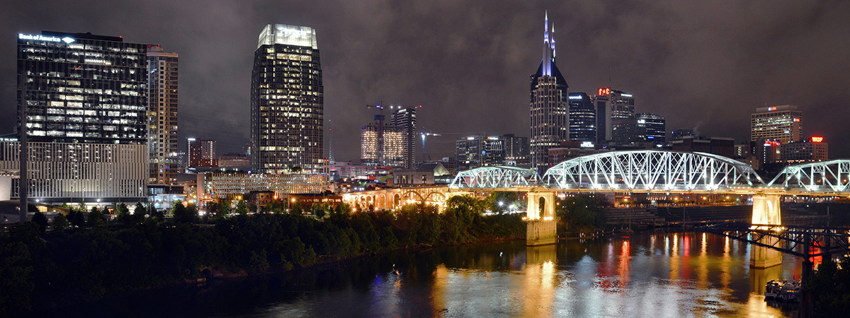 Die Skyline von Nashville