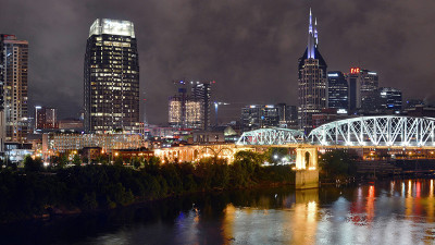 Die Skyline von Nashville  – provided by Tennessee Tourism