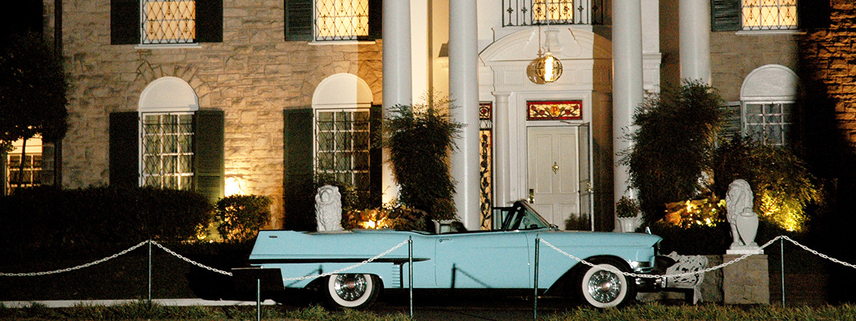 Elvis Presleys Villa Graceland in Memphis