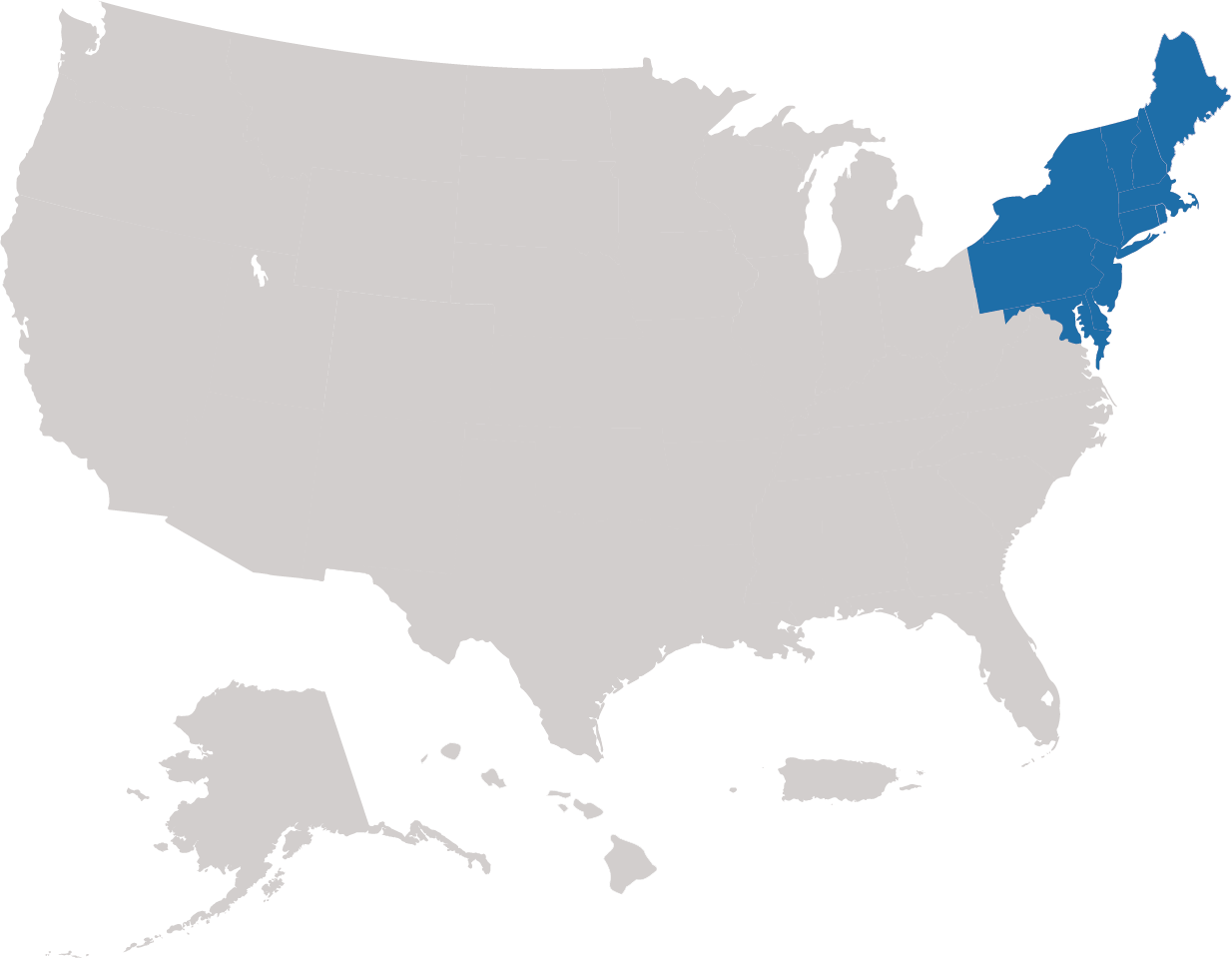 Karte: Nordosten